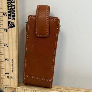 Coach Leatherware Brown Leather Phone Case Belt Clip Pouch Vintage Style